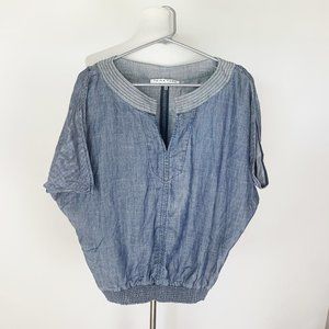 Trina Turk Ukiah Medium Linen Blend Top Blouse